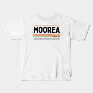 Moorea, French Polynesia Kids T-Shirt